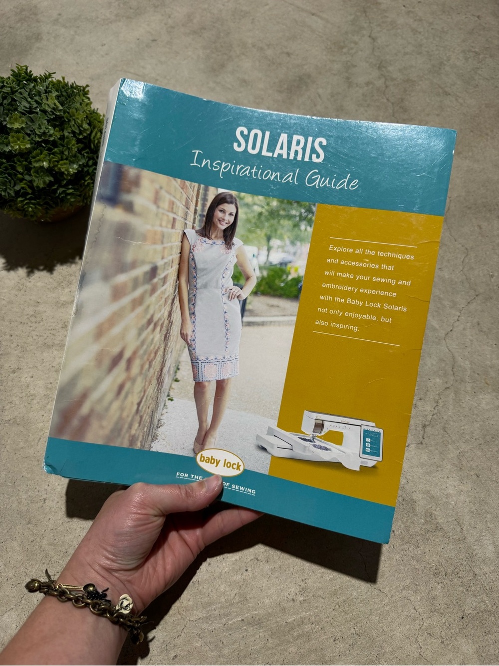 Baby Lock Solaris Inspirational Guide Spiral Bound Book